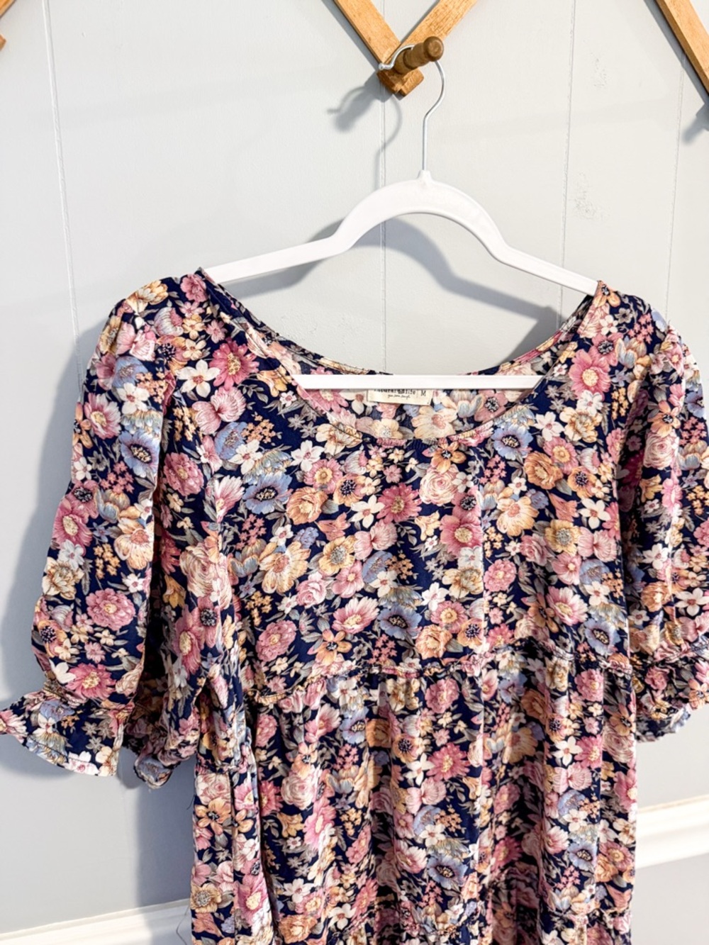 Natural Life Lucia Floral Tiered Maxi Dress - Picture 2 of 5